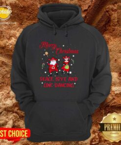 Awesome Merry Christmas Peace Love And Line Dancing Shirt Awesome Merry Christmas Peace Love And Line Dancing Shirt