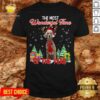 Awesome Weimaraner The Most Wonderful Time Of The Year Ugly Christmas Shirt