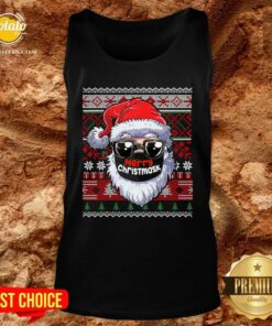 Cute Merry Christmas Quarantine Ugly Santa Mask Sweater Shirt 2 Cute Merry Christmas Quarantine Ugly Santa Mask Sweater Shirt 3