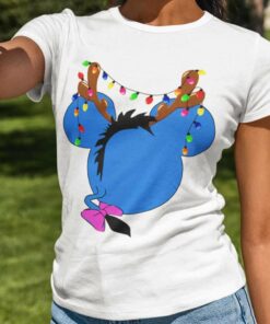 Eeyore Head Christmas T-shirt Winnie The Pooh Eeyore Head Christmas T-shirt Winnie The Pooh