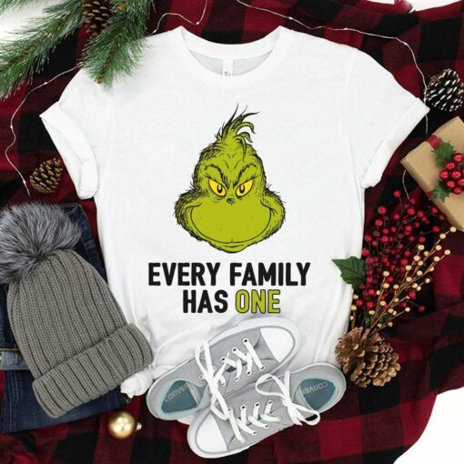 Every Family Has One Christmas T-Shirt The Grinch