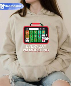 Everyday I’m Modeling Christmas Hoodie