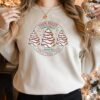 Farm Fresh Christmas Tree Cakes Sweatshirt Cozy Unique Xmas Gift
