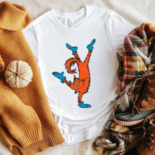 Fox In Socks Handstand Christmas T-Shirt Dr Seuss