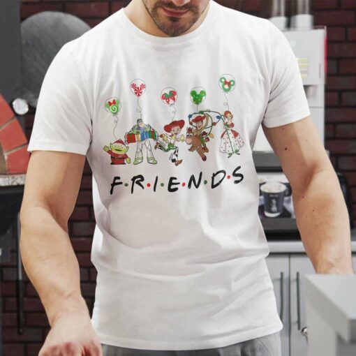 Friends Mickey Balloon Toy Story Christmas T-shirt Disney