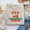 Full Of Christmas Spirit Cocktails Drinking Sweatshirt Lovely Unique Xmas Gift