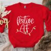 Funny Festive Af Bling Lights Sweatshirt Lovely Unique Xmas Gift