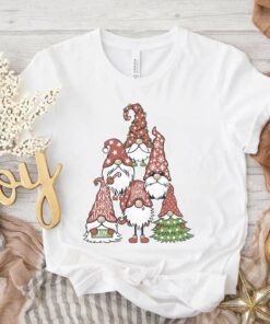 Funny Gnomes Christmas Tree T-Shirt