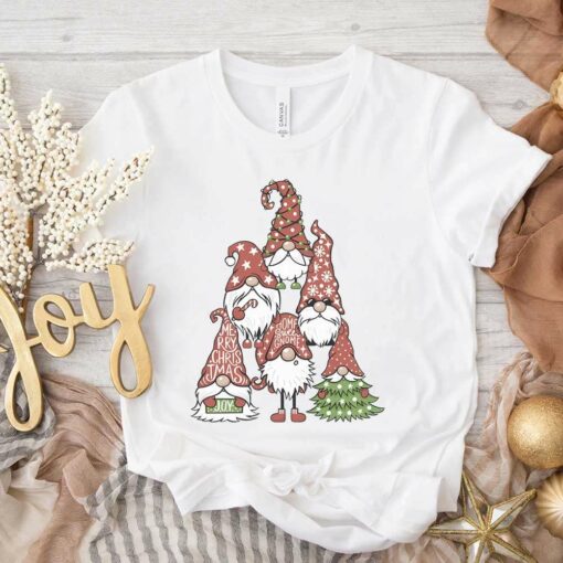 Funny Gnomes Christmas Tree T-Shirt