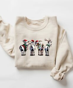 Funny Goat Christmas Sweatshirt