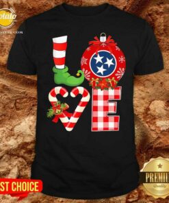 Funny Love Flag Of Tennessee State Christmas Shirt Funny Love Flag Of Tennessee State Christmas Shirt