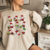 Funny Santa Claus Reading Books Sweatshirt Lovely Unique Xmas Gift
