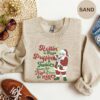 Funny Santa Get High Marijuana Christmas Cute Cannabis Winter Holiday Sweatshirt