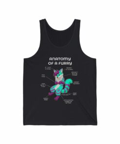 Furry Green and Pink – Tank Top