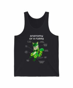 Furry Green and Yellow – Tank Top