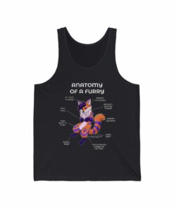 Furry Orange and Blue – Tank Top