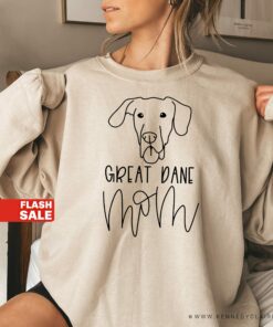GREAT DANE Mom Dog Sweatshirt Lovely Unique Xmas Gift