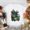 Get in Loser Christmas Lights Horror Characters Christmas Sweatshirt