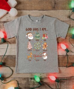 God Says I Am Sweatshirt Unique Xmas Gift For Christian Jesus