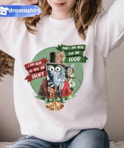 Gonzo and Rizzo I Am Here To Tell The Story and Food Sweatshirt The Muppet Christmas Carol