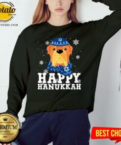 Good Merry Christmas Happy Hanukkah French Mastiff Dog Funny Noel Xmas Shirt 3 Good Merry Christmas Happy Hanukkah French Mastiff Dog Funny Noel Xmas Shirt 4