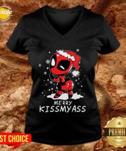 Good Santa Deadpool Merry Kiss My Ass Christmas Shirt