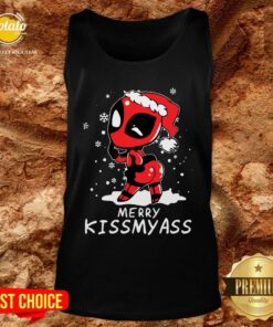 Good Santa Deadpool Merry Kiss My Ass Christmas Shirt 3