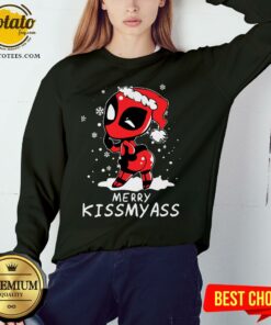 Good Santa Deadpool Merry Kiss My Ass Christmas Shirt 4