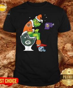 Good The Grinch Chicago Bears Shit On Toilet Green Bay Packers And Other Teams Christmas Shirt Good The Grinch Chicago Bears Shit On Toilet Green Bay Packers And Other Teams Christmas Shirt