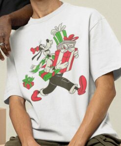Goofy Holiday Presents Christmas T-Shirt Disney