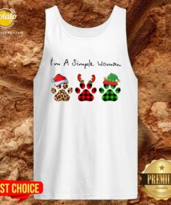 Great Plaid Paw Santa I’m A Simple Woman Christmas Shirt 2 Great Plaid Paw Santa I'm A Simple Woman Christmas Shirt 3