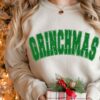 Green Merry Grinchmas Minimalist Sweatshirt Trendy Unique Christmas Gift