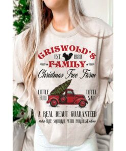 Griiswold’s Est 1989 Family Christmas Tree Farm Sweatshirt Trendy Unique Xmas Gift