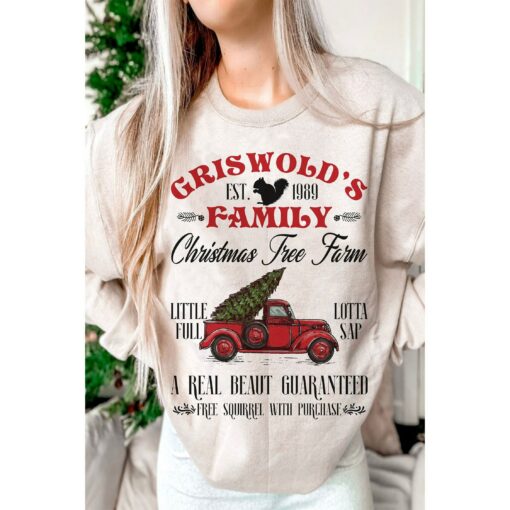 Griiswold’s Est 1989 Family Christmas Tree Farm Sweatshirt Trendy Unique Xmas Gift