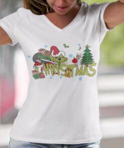 Grinch Max Cindy Lou Who Christmas T-shirt