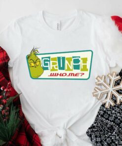 Grinch Who Me Christmas T-Shirt Dr Seuss