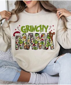 Grinchy Mama Christmas Sweatshirt Trendy Unique Xmas Gift Grinchy Mama Christmas Sweatshirt Trendy Unique Xmas Gift