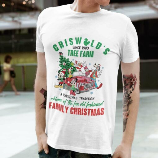 Griswold’s Since 1989 Tree Farm A Family Christmas Tradition T-Shirt Disney