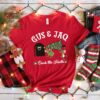 Gus And Jaq Mouse Deck The Halls Cinderella Christmas Disneyland Xmas Couple Matching Sweatshirt