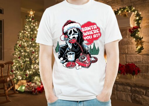 Halloween Santa Clause Where You At Merry Christmas Sweatshirt