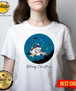 Happy Santa Claus Dive Merry Christmas Shirt Happy Santa Claus Dive Merry Christmas Shirt