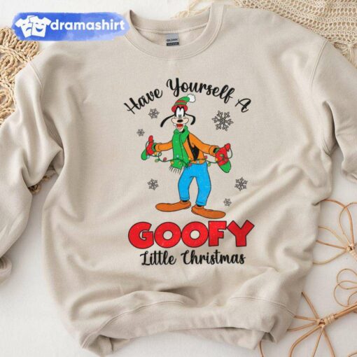 Have Yourself A Goofy Little Christmas Sweashirt Disney