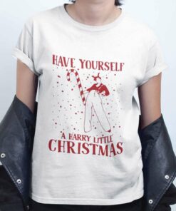 Have Yourself A Harry Little Christmas White Tee