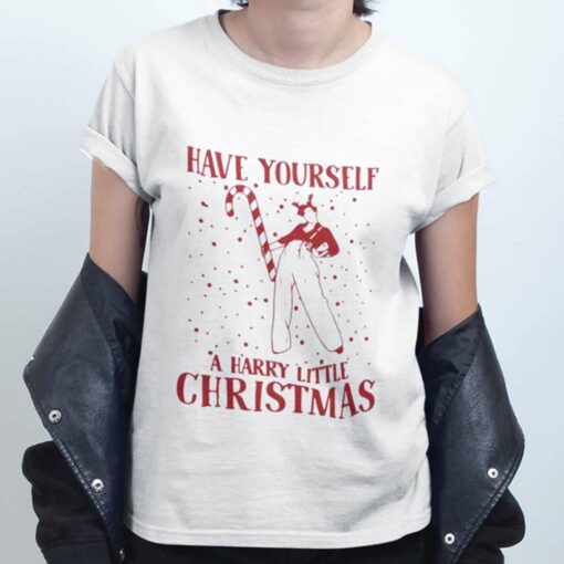 Have Yourself A Harry Little Christmas White Tee