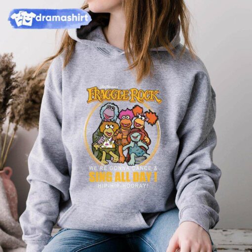 Hip-Hip-Hooray Christmas Hoodie Fraggle Rock