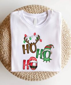 Ho Ho Ho Christmas Celebration Sweatshirt Unique Christmas Gift