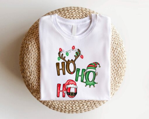 Ho Ho Ho Christmas Celebration Sweatshirt Unique Christmas Gift