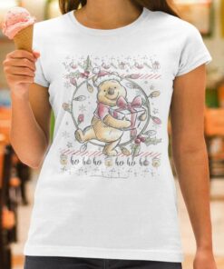 Ho Ho Ho Christmas T-Shirt Winnie The Pooh