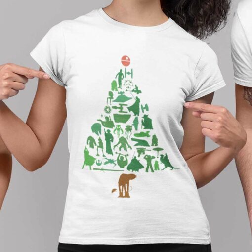 Holiday Xmas Tree T-Shirt Star Wars