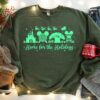 Home For The Holidays Disneyland Mickey Magic Time Christmas Sweatshirt Lovely Unique Xmas Gift